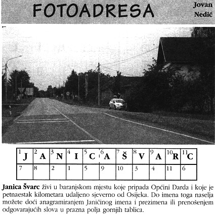 Iz bjelovarske 'Osmosmjerke' broj 546 (18. VIII. 2012)