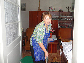 Gerontodomaćica Vesna Barbir u 'akciji'