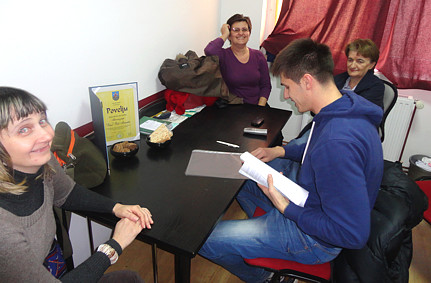 Desno: David Maleta i Vesna Nedić