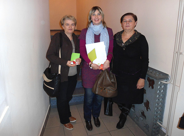 'Oazina' ekipa na dodjeli volonterskih nagrada: Vesna, Sabina, Ana