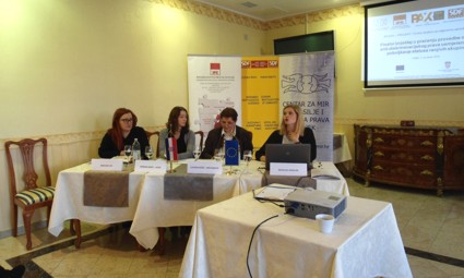 Nikolina Zec, Marina Barić-Gačić, Ljiljana Božić-Krstanović, Natalija Havelka (moderatorica)