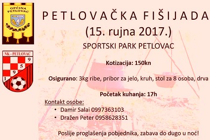 Petlovac, 15. IX. 2017. (petak)