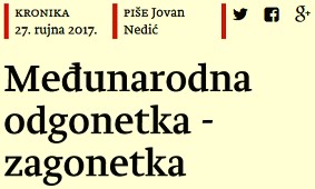 Članak na web-portalu 'Novosti'