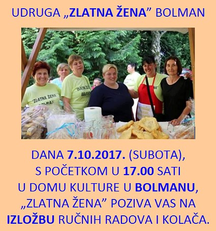 Bolman, Dom kulture, 7. X. 2017, 17 sati