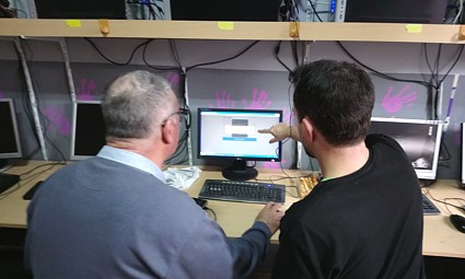 Polaznik obuke i predavač Neno