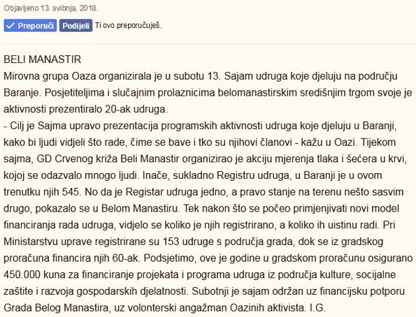 Nastavak članka s web-portala 'Glasa Slavonije'