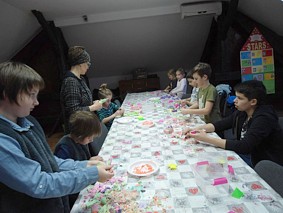 Slika s prve zabavne radionice (29. III. 2019)