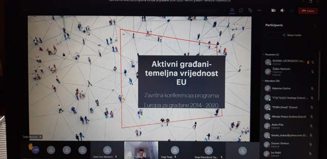 Konferencija se održala putem platforme Microsoft Teams