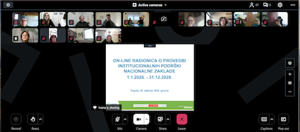 Ispred "Oaze" radionicu je pratila Sandra Kušenić