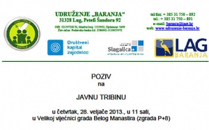 Poziv na javnu tribinu o paprici "baranjki" 