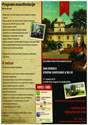 Najava Dana Dvorca Eugena Savojskog