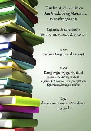 Dan hrvatskih knjižnica u Belom Manastiru