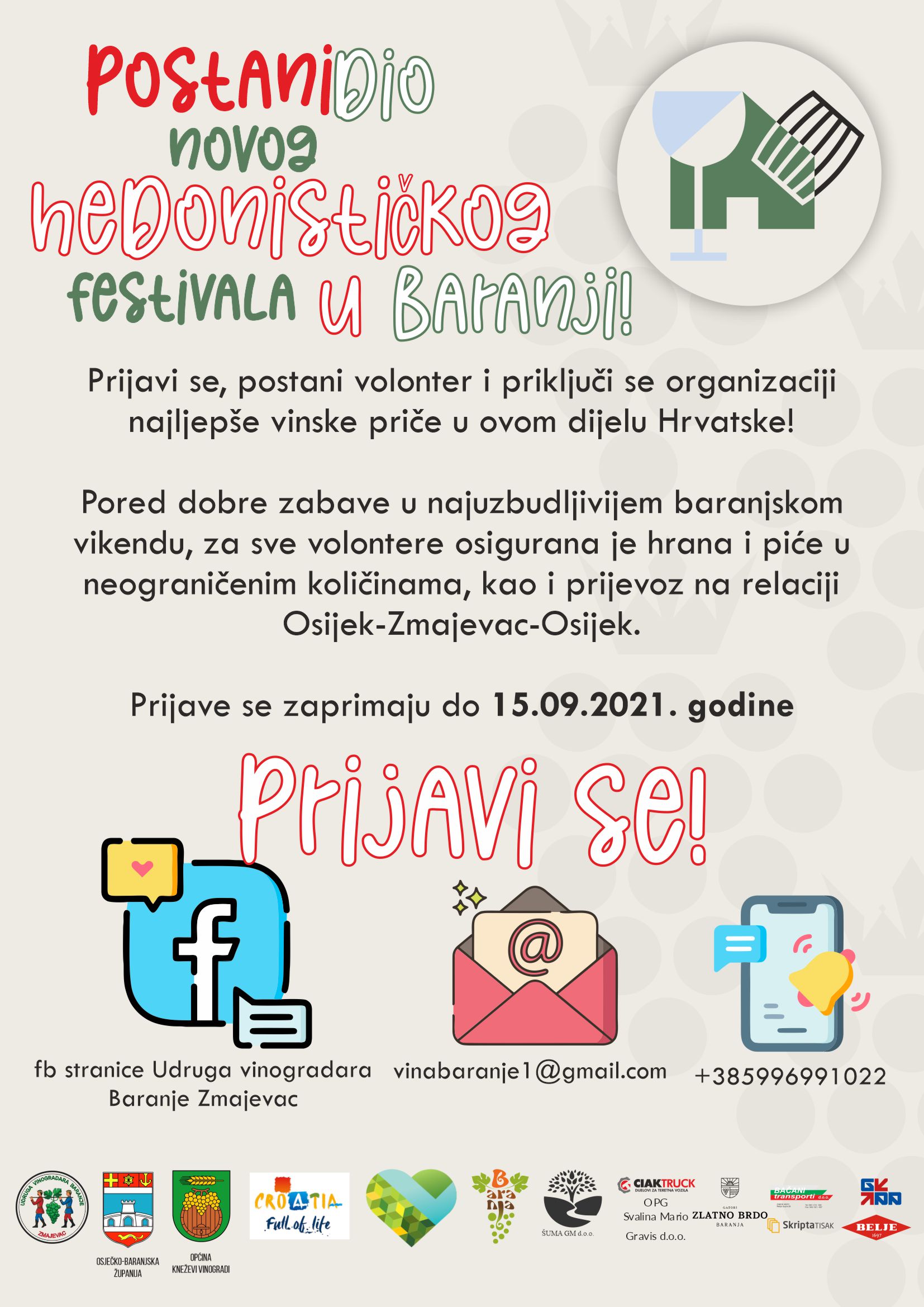 Pozivaju se svi zainteresirani volonteri