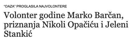 O dodjeli je pisao i Glas Slavonije