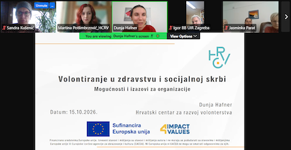 Ispred OVC webinar je pratila Sandra Kušenić