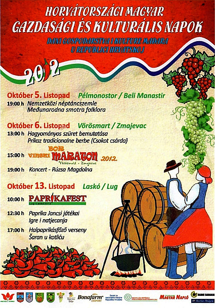 Međunarodna smotra folklora, Beli Manastir, 5. X. 2012. godine