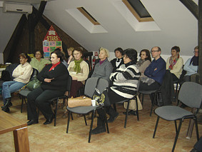 Učesnici javne tribine u Društvenom centru