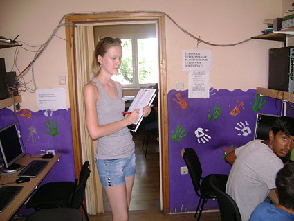 Sara Fabijan u 'Oazinom' internet-klubu