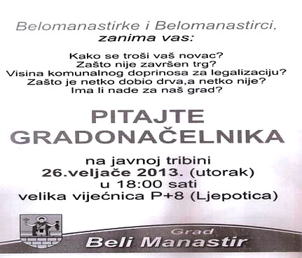 Ima li nade za Beli Manastir? - Pitajte gradonačelnika!