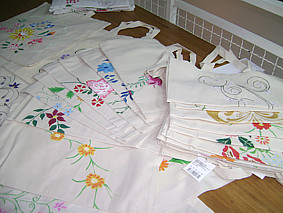 Oslikane platnene torbe kao 'Oazini' suveniri