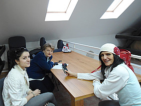 Aleksandra Bolmanović, Vesna Nedić i Stana Nemet