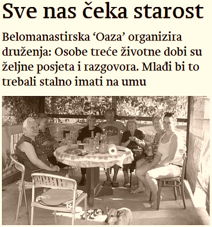Detalj članka s web-portala "Novosti"