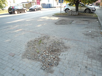 Parkirali&scaron;te pred SKUD-om - pogled prema 'Tunelu'