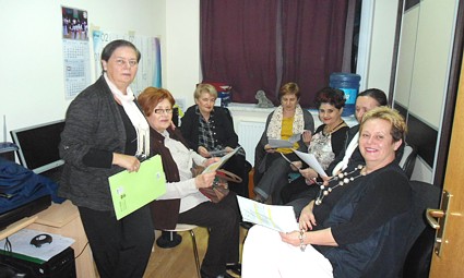 Ana Jeličić, Ljubica Buha, Vesna Nedić, Jasna Petrović, Sofija Petrović, Gordana Čiča, dr. med. Miroslava Kralj