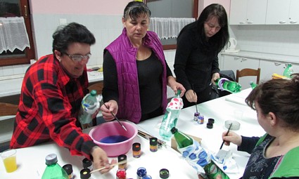 Oslikavanje svilenih marama batik-tehnikom