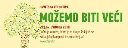 'Hrvatska volontira', 21-26. V. 2018.