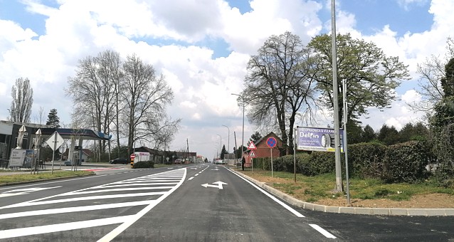 Beli Manastir, Osječka ulica, smjer jug-sjever