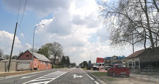 Osječka ulica, smjer sjever-jug