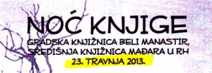 Najavljujemo: Noć knjige