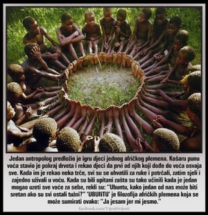 Ubuntu - filozofija afričkih plemena 