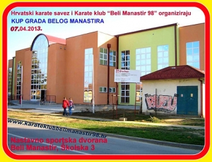 Najava: Karate-kup Grada Belog Manastira 2013.