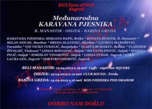 Najava "Međunarodne karavane pjesnika"